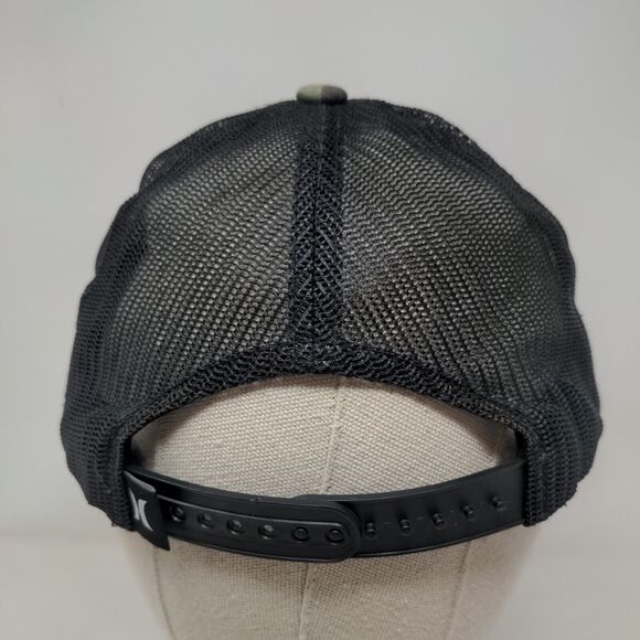 Hurley Snapback Mesh Back Trucker Hat Camouflage One Size Adjustable - Picture 5 of 8